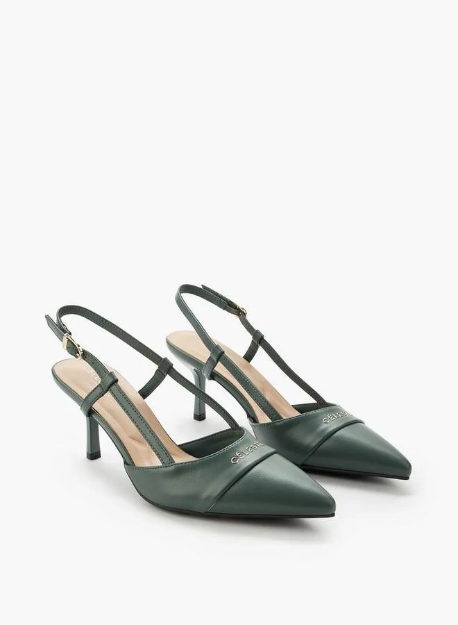 سيليست حذاء نسائي بكعب خنجر مدبب